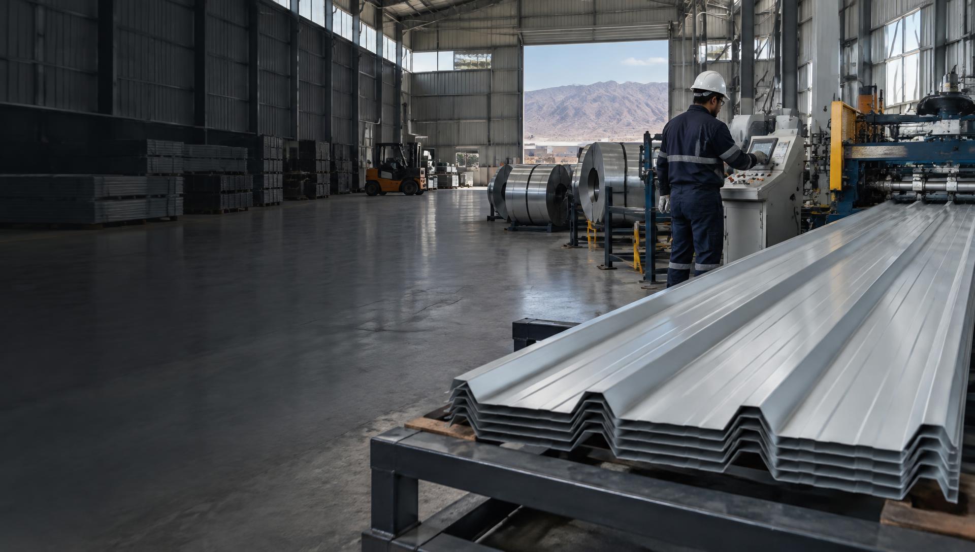 Proceso industrial de perfilado de coberturas metálicas